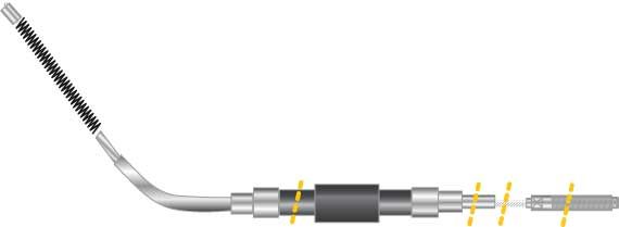 Tirette à câble, frein de stationnement - CF5049