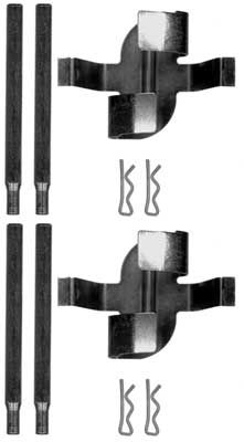 Kit d'accessoires, plaquette de frein à disque - A106