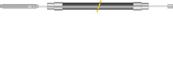 Tirette à câble, frein de stationnement - CF5059