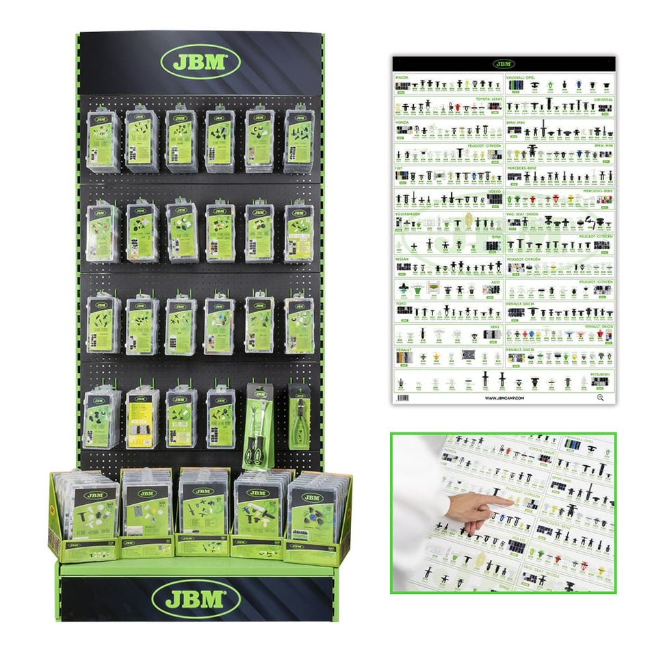 COMMANDE POUR MISE EN OEUVRE CLIPS +1 EXPOSANT + CLIPS D'AFFICHE TAILLE RÉELLE