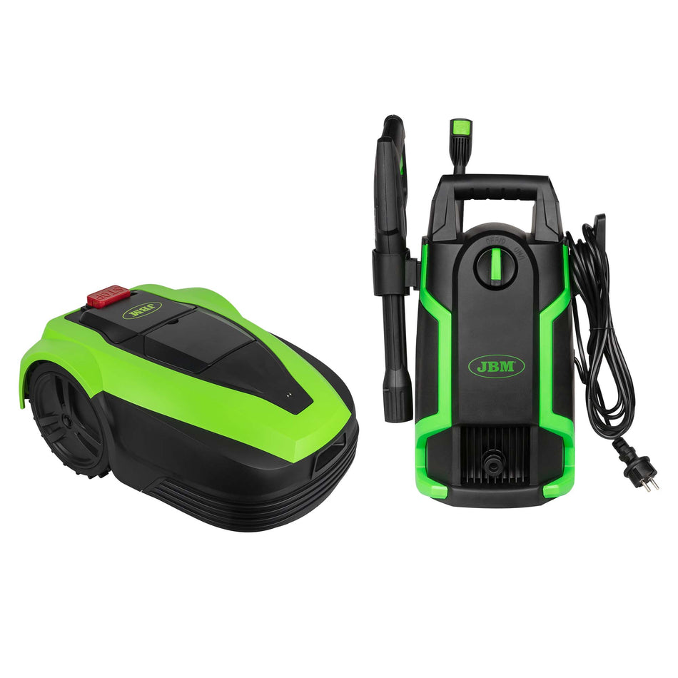 52598 ROBOT TONDEUSE + 53947 LAVEUSE HAUTE PRESSION 1400 W