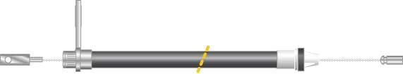 Tirette à câble, frein de stationnement - CF5880
