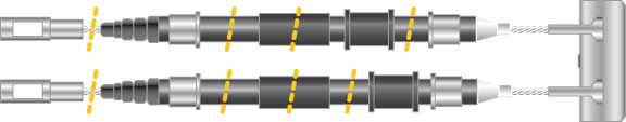 Tirette à câble, frein de stationnement - CF5329