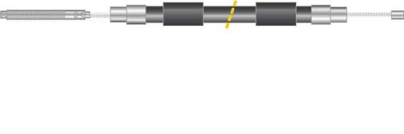 Tirette à câble, frein de stationnement - CF5058