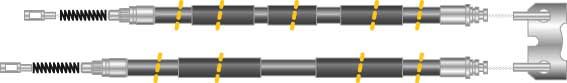 Tirette à câble, frein de stationnement - CF5616