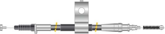 Tirette à câble, frein de stationnement - CF5311