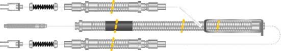 Tirette à câble, frein de stationnement - CF5275
