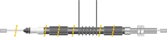 Tirette à câble, frein de stationnement - CF5464
