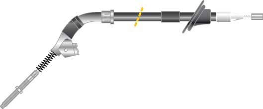 Tirette à câble, frein de stationnement - CF5876