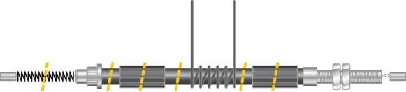 Tirette à câble, frein de stationnement - CF5462