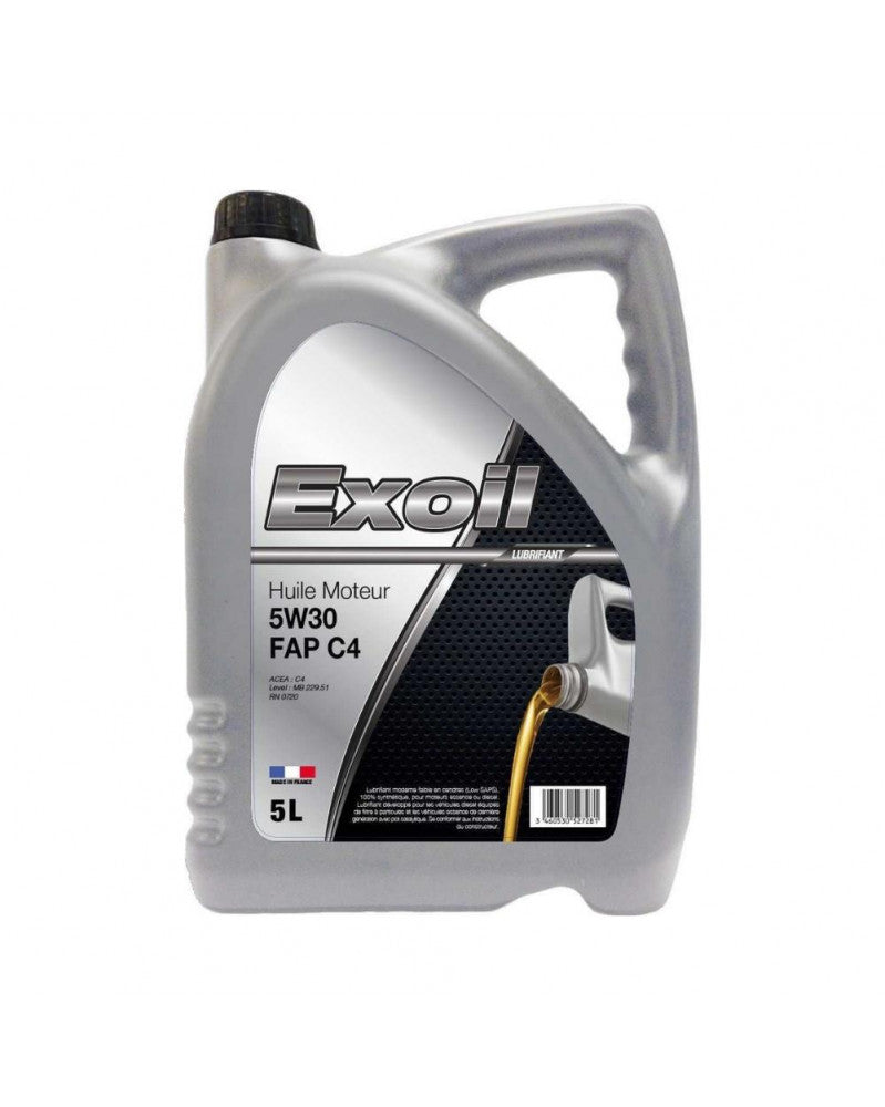 Huile Exoil 5W30, C4, 5L