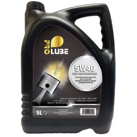 Huile PROLUB 5W40 A3/B4 5L